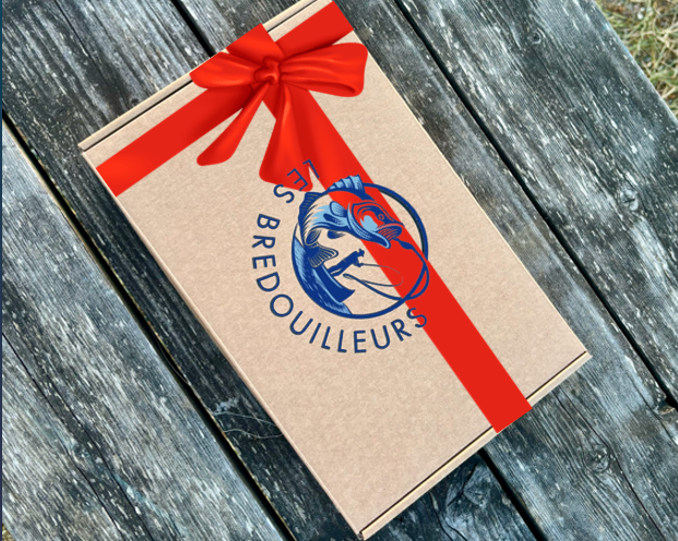 Coffret cadeau pêche Les Bredouilleurs idée cadeau pour pêcheur passionné