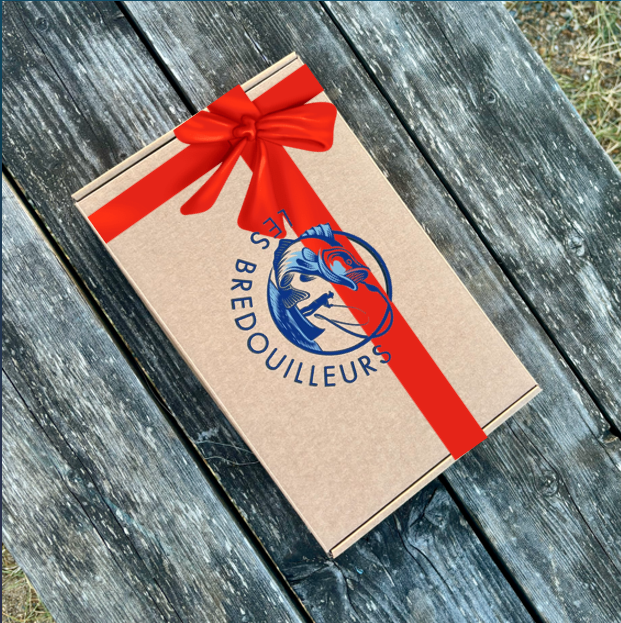 Coffret cadeau pêche Les Bredouilleurs idée cadeau pour pêcheur passionné