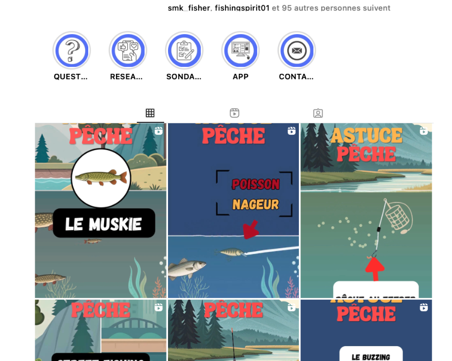 fishing grid