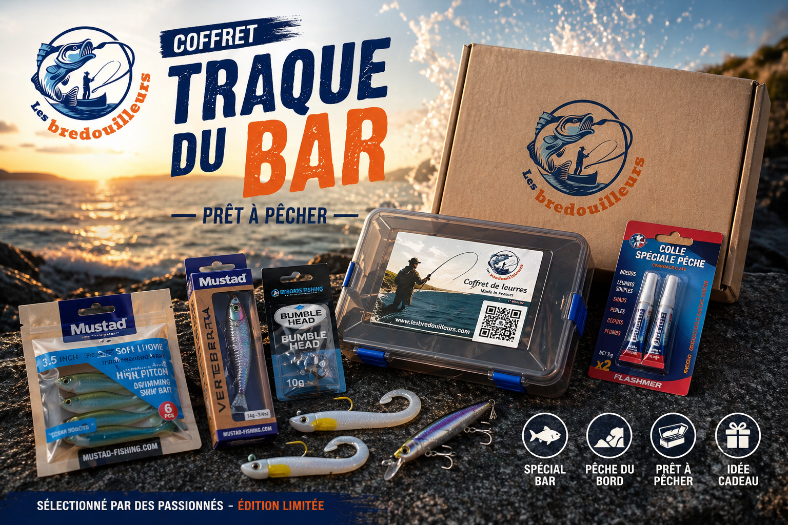 Pêche du bar : quels leurres choisir au printemps ? Découvrez notre coffret Traque du Bar